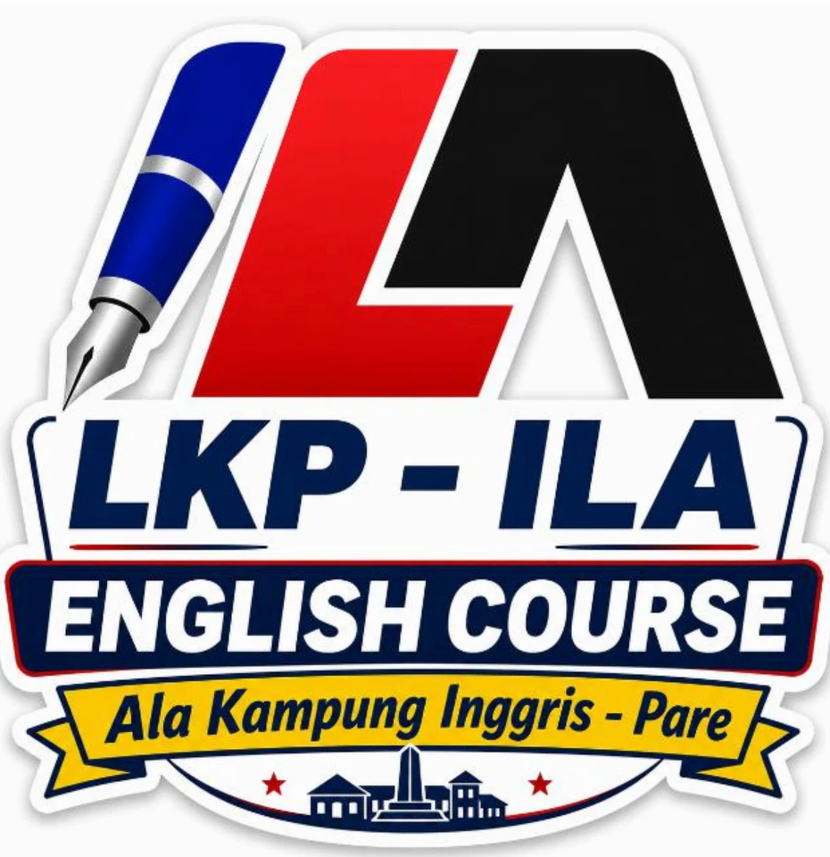 Logo LKP-ILA English Course, ala Kampung Inggris Pare